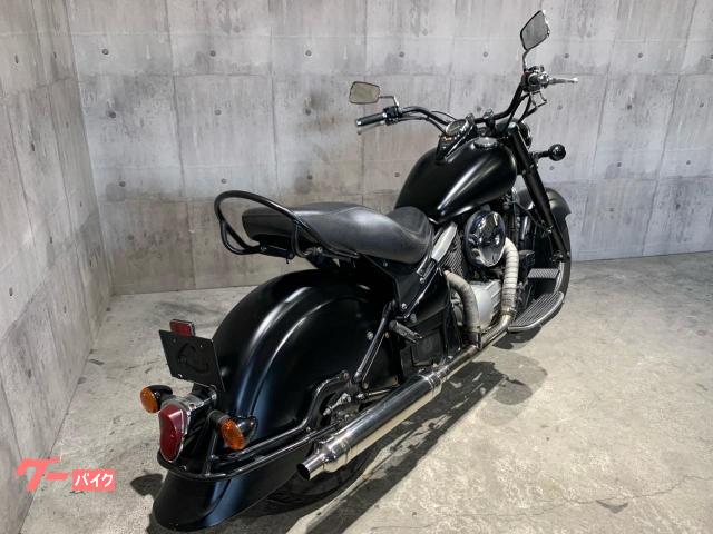 カワサキ バルカン400ドリフター マッドブラックオールペン