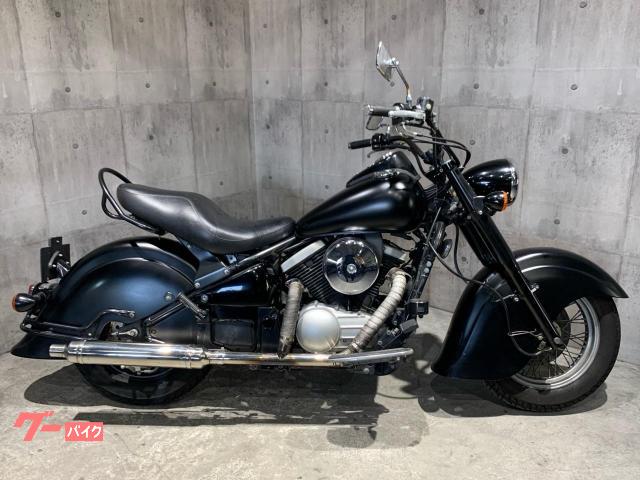 カワサキ バルカン400ドリフター マッドブラックオールペン