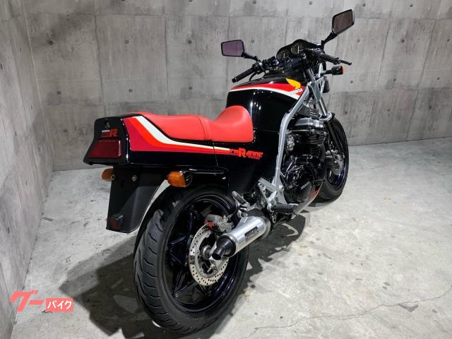 ホンダ CBR400F バックファイヤーマフラー 角型ミラー レブ