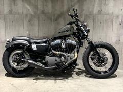 ＨＡＲＬＥＹ−ＤＡＶＩＤＳＯＮ　ＸＬ１２００Ｎ　ナイトスター　ワンオフフルエキメガホン　４８タンク　ムーンアイズパーツ多数　ハイミッド　ＩＧメーター移設　他