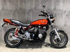 カワサキ　ＺＥＰＨＹＲχ　火の玉カラー　モリワキワンピース　アップハンドル　タックロール　メッキフェンダー　ミニウインカー　フェンダーレス