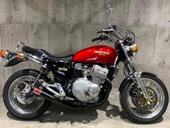 ホンダ　ＣＢ４００Ｆｏｕｒ　キャンディレッド　ブラックショート管　マーシャルイエローヘッドライト　タックロールシート