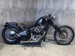 カワサキ　バルカン４００　フルカスタム　ハーレー用スプリンガーフォーク　ターンアウトマフラー　スポタン　エアクリ　ハンドル　ヘッドライト