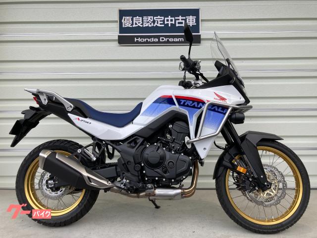ＸＬ７５０トランザルプ　２０２３年　ＨｏｎｄａＤｒｅａｍ優良認定中古車　フォグライト・グリップヒーター・ハイウィンドスクリーン装備