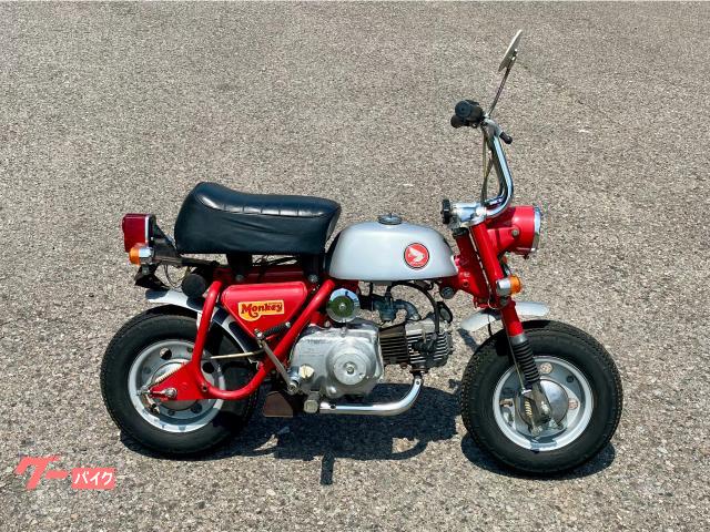 モンキー　Ｚ５０Ａ　Ａ型　両手ブレーキ　ダウンマフラー１９６９年式　フルオリジナル　オリジナルペイント　ノンレストア