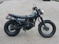 ヤマハ　ＴＷ２２５Ｅ純正マッドブラック　純正黒ハブ黒リムホイール　ノーマルエアクリ仕様　純正マフラー　２００５年モデル