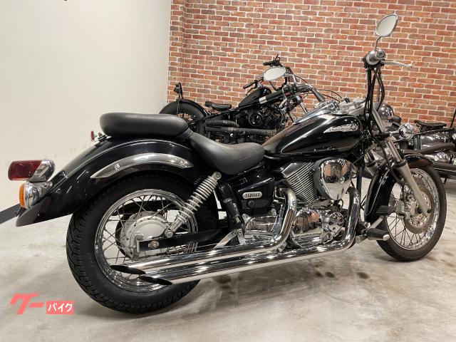 ヤマハ ドラッグスター250 カスタム車両 スラッシュカットマフラー