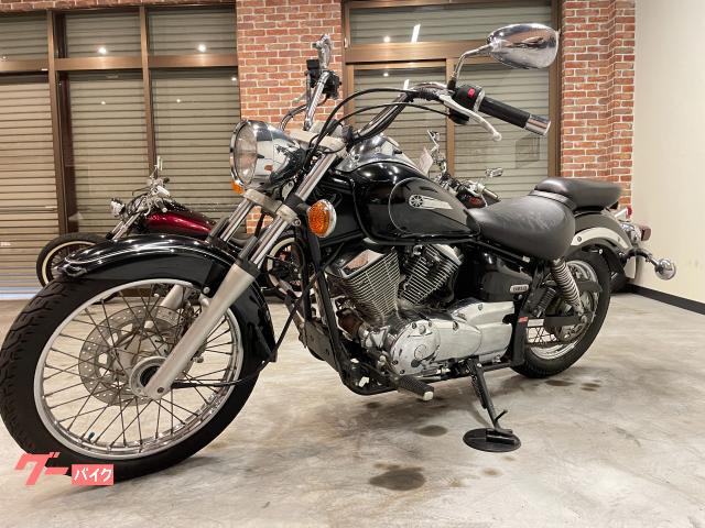 ヤマハ ドラッグスター250 カスタム車両 スラッシュカットマフラー