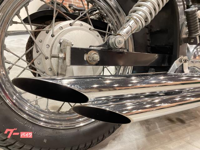 ヤマハ ドラッグスター250 カスタム車両 スラッシュカットマフラー