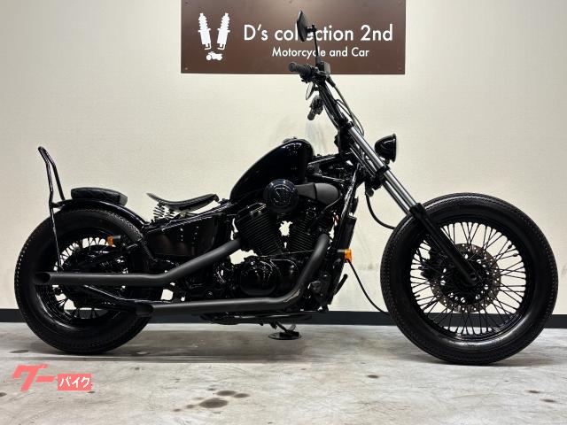 スティード４００　製作車両　チョッパーフルカスタム　新品パーツ多数　スポタン　フラットシート　フェンダー　スラッシュカットマフラ