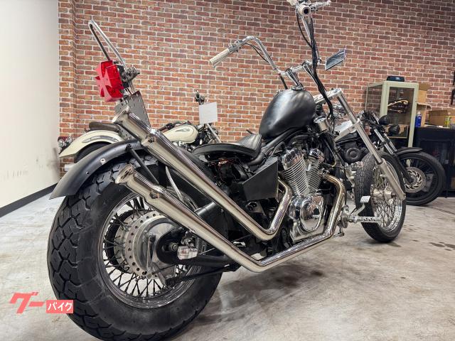 ホンダ スティード400 チョッパーフルカスタム エッグタンク アップ