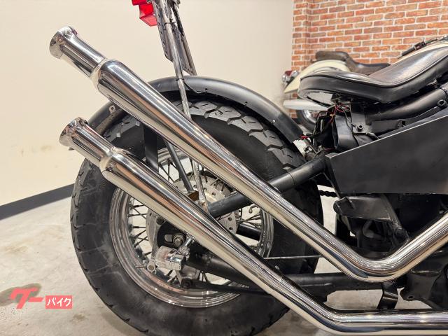 ホンダ スティード400 チョッパーフルカスタム エッグタンク アップ
