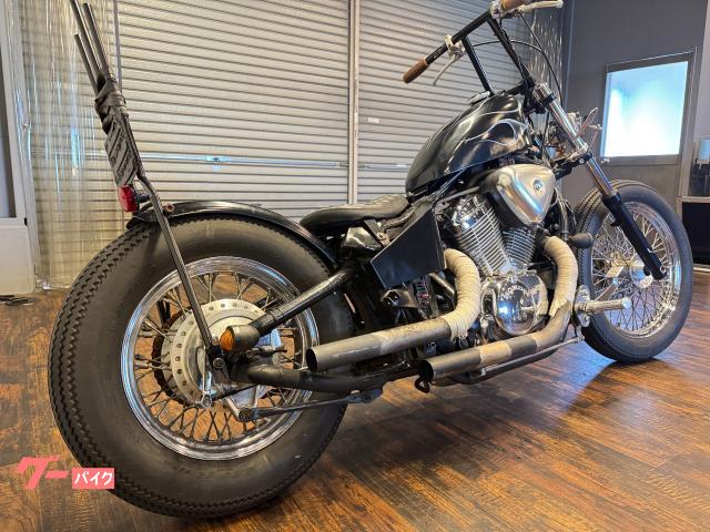ホンダ スティード400 フリスコチョッパー ショートパイプマフラー