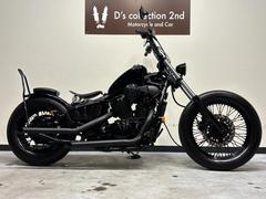 ホンダ　スティード４００　製作車両　チョッパーフルカスタム　新品パーツ多数　スポタン　フラットシート　フェンダー　スラッシュカットマフラ