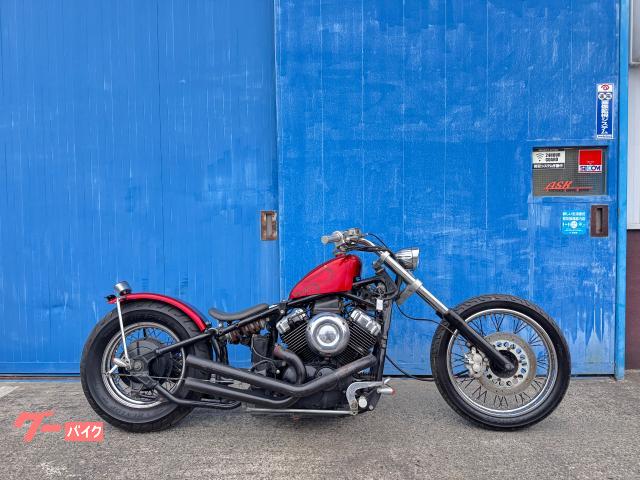ドラッグスター４００　社外トリプルツリー、ローダウン、カスタム外装
