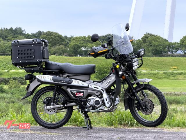 ＣＴ１２５ハンターカブＪＡ６５　フォグ　ダブルシート　モトロードタンデムシート　ボックス　レッグシールド　ＵＳＢ電源　スクリーン