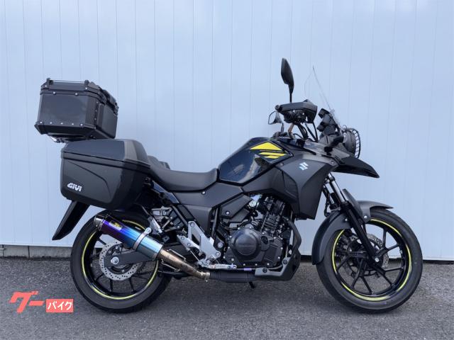 Ｖ−ストローム２５０　パニアケース　ロングスクリーン