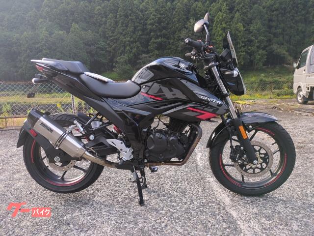 ＧＩＸＸＥＲ　１５０　ＥＴＣ　ビームスマフラー　フェンダレスキット付き