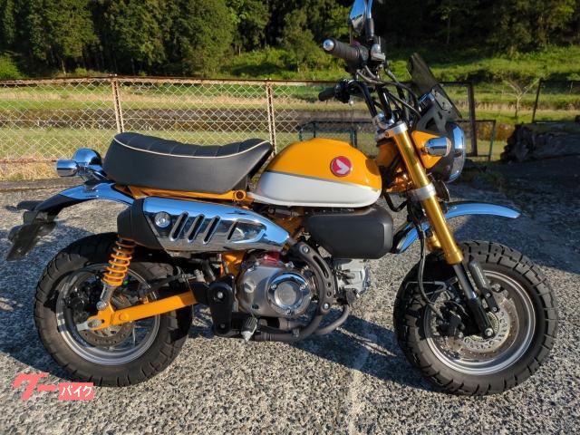 モンキー１２５　ＡＢＳ　社外ハンドル　メーターバイザー付き