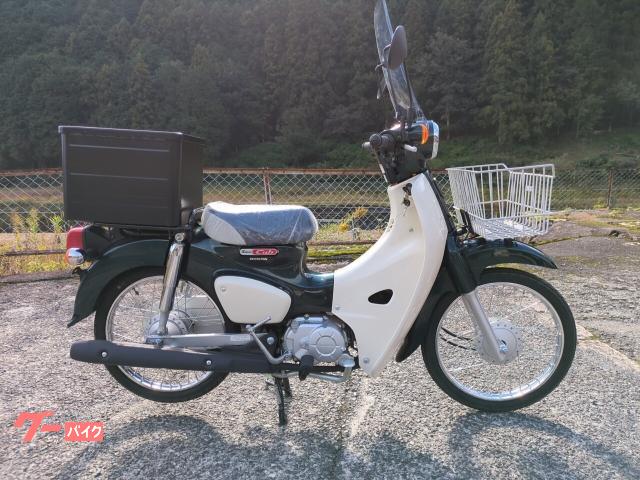 スーパーカブ50 風防 前カゴ ビジネスボックス付き