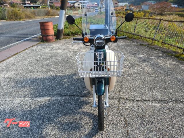 【商談中】HONDA スーパーカブ50【前カゴ・スクリーン・鉄製ボックス付き】【自賠責2027年6月まで】 ホンダ スーパーカブ50 風防 前カゴ ビジネスボックス付き｜オート