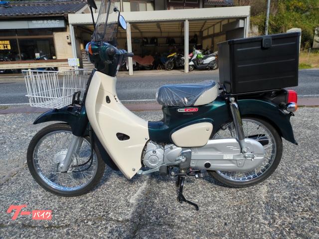 【商談中】HONDA スーパーカブ50【前カゴ・スクリーン・鉄製ボックス付き】【自賠責2027年6月まで】 ホンダ スーパーカブ50 風防 前カゴ ビジネスボックス付き｜オート