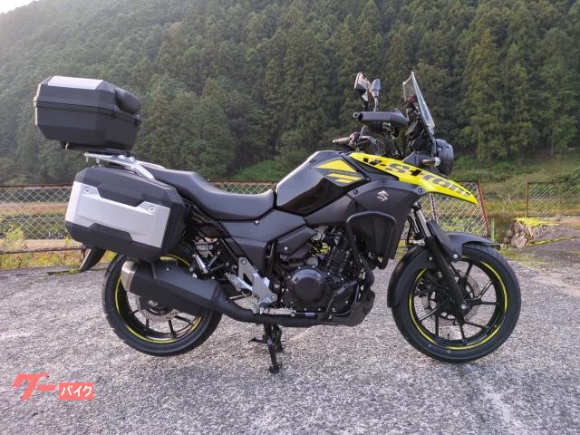 Ｖ−ストローム２５０　ＡＢＳ　２．０ＥＴＣ　３点パニアケース　エンジンガード付き