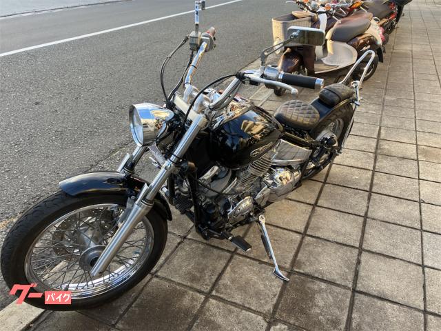 ドラッグスター250 フラットフェンダー　シーシーバー 有限会社ガレージT&F / ドラッグスター250 フラットフェンダー
