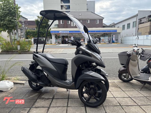 トリシティ１２５　純正ルーフキット　グリップヒーター　スマートキー　ＬＥＤ　ＡＢＳ