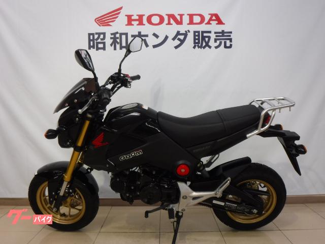 ホンダ グロム エアロバイザー リアキャリア ヘルメットホルダー カスタムミラー アステロイドブラックメタリック 岡山県 昭和ホンダ販売 株 b の中古バイク 新車バイク Goo バイク情報