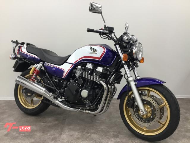 ＣＢ７５０　最終モデル　前後タイヤ新品　ＧＩＶＩ用フィッティング　パールヘロンブルー