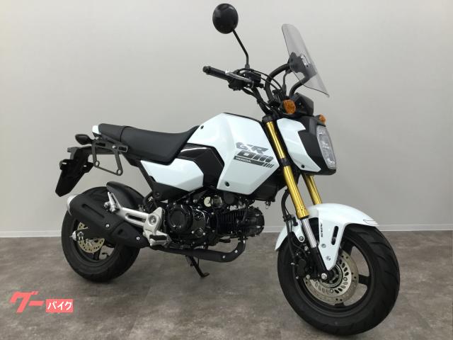グロム　ＡＢＳ　現行モデル　１オーナー　メーカー保証　ＺＥＴＡウインドシールド　バッグサポート　ＵＳＢ　ヘルメットホルダー