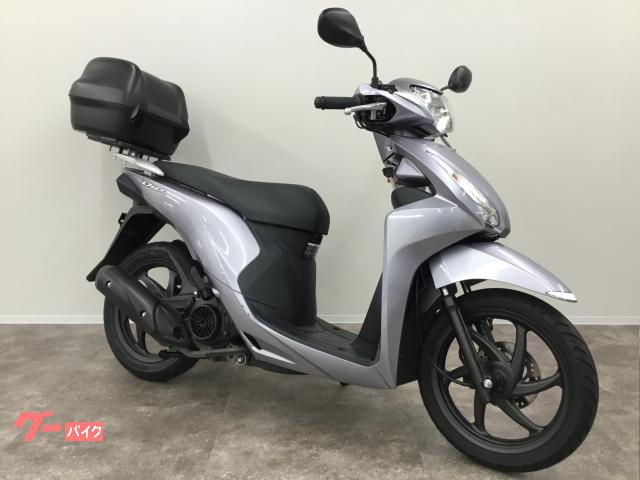 Ｄｉｏ１１０　ＪＦ５８　キックスターター　グリップヒーター　トップボックス　ＬＥＤヘッドライト　ランベントシルバーメタリック