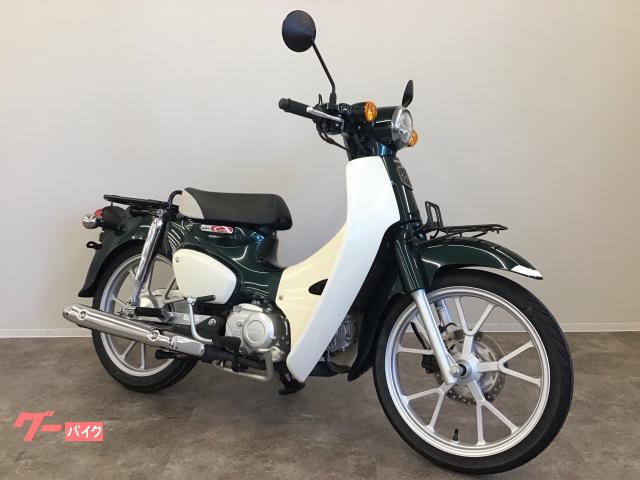 スーパーカブ１１０　ＡＢＳ　ＪＡ５９　グリップヒーター　フロントキャリア　サドルバッグサポート　タスマニアグリーンメタリック