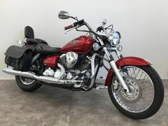 ヤマハ　ドラッグスター２５０　最終モデル　バンパー　サドルバッグ　ステップボード　タンデムバックレスト他　ディープレッドメタリックＫ