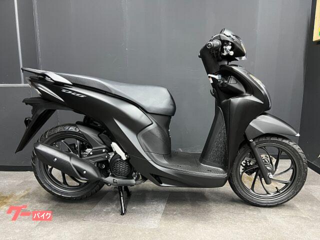 HONDA DIO 4スト ブラック 低燃費 セル始動 サイドスタンド付き　OIL交換等 軽整備点検済み すぐ乗り出せます 直接引き渡し　配送手配可 ホンダ Dio110・ベーシック 2025年モデル コンビブレーキ