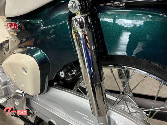 HONDA Super Cub c50 グリーン 走行距離 33,000km ライト、バッテリー、レギュレータ交換済み ホンダ スーパーカブ50 2025年モデル LEDヘッドライト 4速