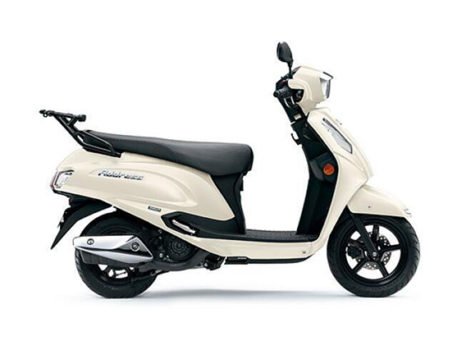 スズキ アドレス125 2026年モデル 新型 リアキャリア標準装備