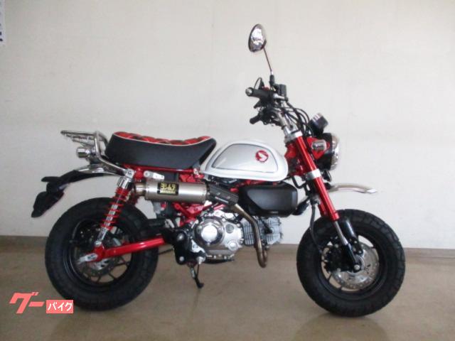 モンキー125 ヨシムラマフラー キャリア ハンドルヒーター 携帯充電ホルダー ヘルメットホルダー JB03 5速 ABS