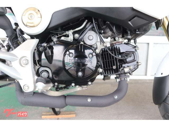 ホンダ グロム JC61型 2014年モデル ホワイト 社外ミラー リア