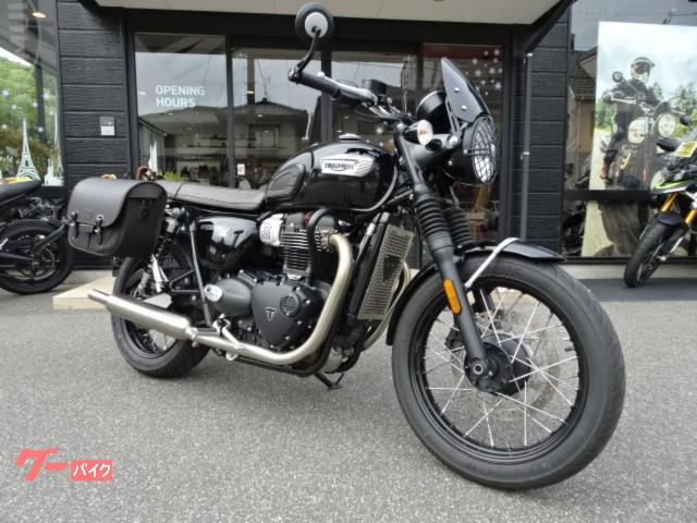 ボンネビルＴ１００　２０２３年モデル　ＥＴＣ　左右サドルバッグ　メーターバイザー　モダンクラシック