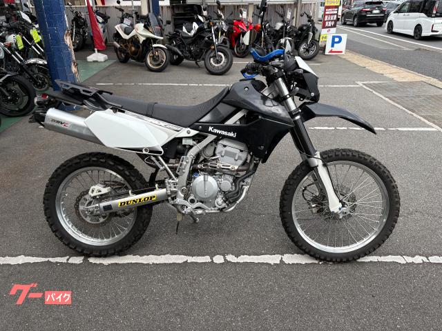 ＫＬＸ２５０　２００８年式　ナックルガード　リアキャリア　カスタムマフラー