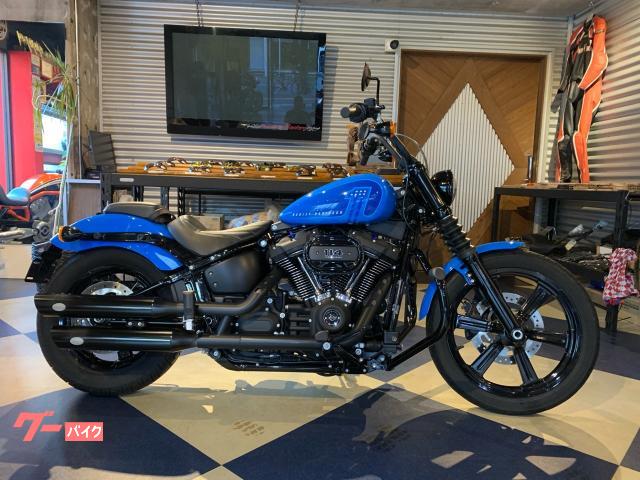 ＦＸＢＢＳ　ソフテイルストリートボブ１１４　ＥＴＣ２．０　社外マフラー　シーソーペダル　スタンドエクステンション