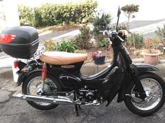 ホンダ　リトルカブ　セル付き４速　ダブルシート　リヤキャリア　Ｒショックカスタム