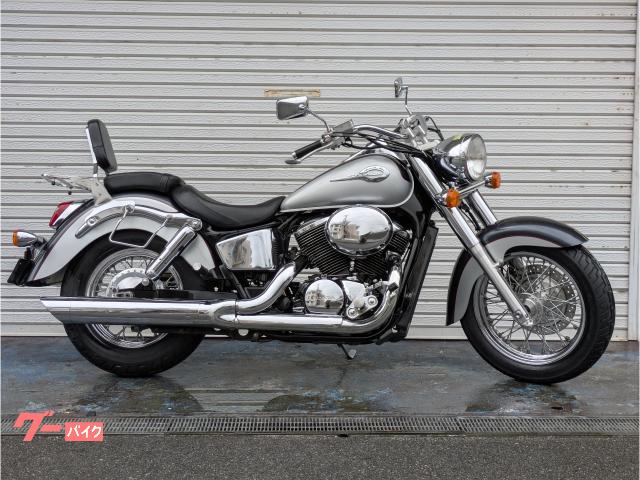 シャドウ４００　サイドバッグサポート　バックレスト