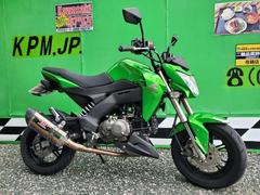カワサキ　Ｚ１２５ＰＲＯ　２０１６年モデル／フェンダーレス／タンクパッド／ヨシムラマフラー／ヘルメット用ワイヤーロック
