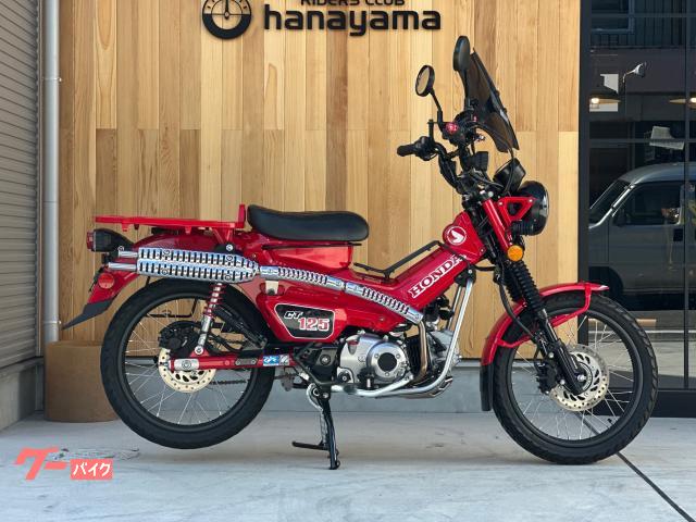 ＣＴ１２５ハンターカブ　ＪＡ５５　ワンオーナー車　フォグランプ　グリップヒーター　スクランブラーマフラー　２５ｍｍローダウンリヤシ