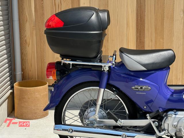 スーパーカブ110絶好調ＪＡ０７プコブルー/ワンオーナー/ダブルシートキャリアウインドシールドナビシガーソケットノーマル ホンダ スーパーカブ110 JA07 トップケース ウィンドシールド