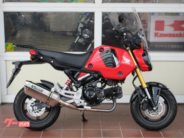 グロム ABS 2023年モデルワンオーナー車 マフラー・リアサスペンションカスタム
