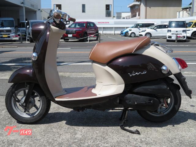 ビーノ   FIモデル  インジェクション 人気のブラウンSA37J 登録、整備代込みの価格。 ヤマハ ビーノ インジェクションモデル ノーマル車両 ブラウンII｜ワイ